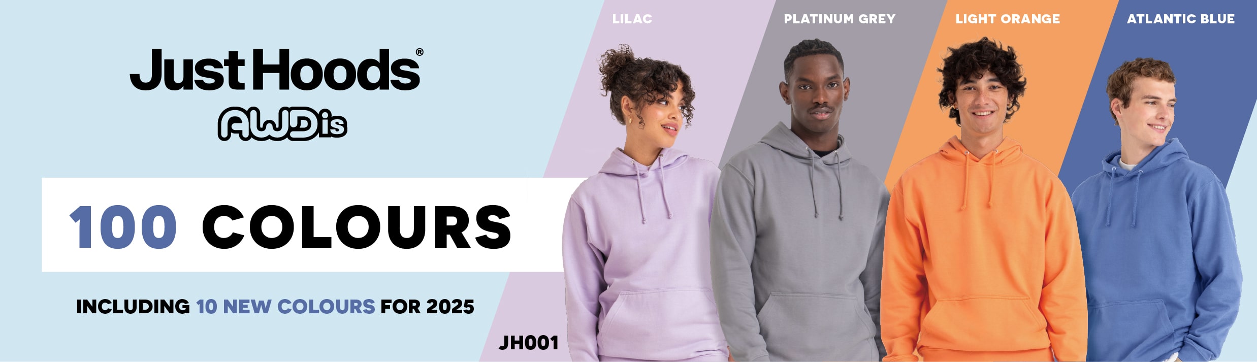 10 NEW JH001 colours